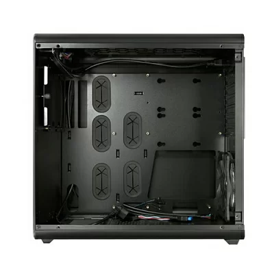 Корпус RAIJINTEK THETIS BLACK WINDOW (Aluminum, ATX; 3.0mm Tempered glass side panel; 120x120x25 O-type LED fan pre-installed at rear; 2*USB3.0; Supports 3.5 HDD *2 + 2.5 SSD *2 ; 7 PCI slots; Rubber feet design)