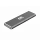 AgeStar 31UBNV1C (GRAY) USB 3.1 Type-C Внешний корпус M.2 NVME (M-key) AgeStar 31UBNV1C (GRAY), алюминий, черный [17310]
