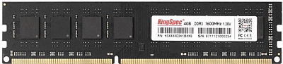Модуль памяти KingSpec KS1600D3P13504G DDR3 DIMM 4Gb PC3-12800