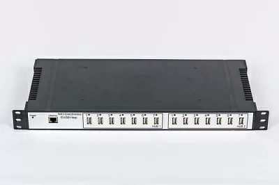 Сетевой концентратор USB NIO-EUSB 14ep USB/IP хаб на 14 портов с 1 блоком питания
