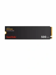 SanDisk внутренний твердотельный накопитель 500Gb Extreme M.2 NVMe PCIe Gen 4.0 - Black SDSSDX3N-500G-G26