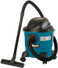 Строительный пылесос Bort BSS-1215-P,  синий [93417432]