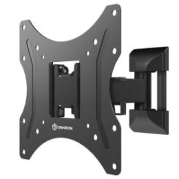 Кронштейн ONKRON NP24 для телевизора 17"-43" наклонно-поворотный, чёрный 4603728441245