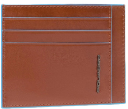 Чехол для кредитных карт Piquadro Blue Square PP2762B2R/M каштановый кожа натуральная