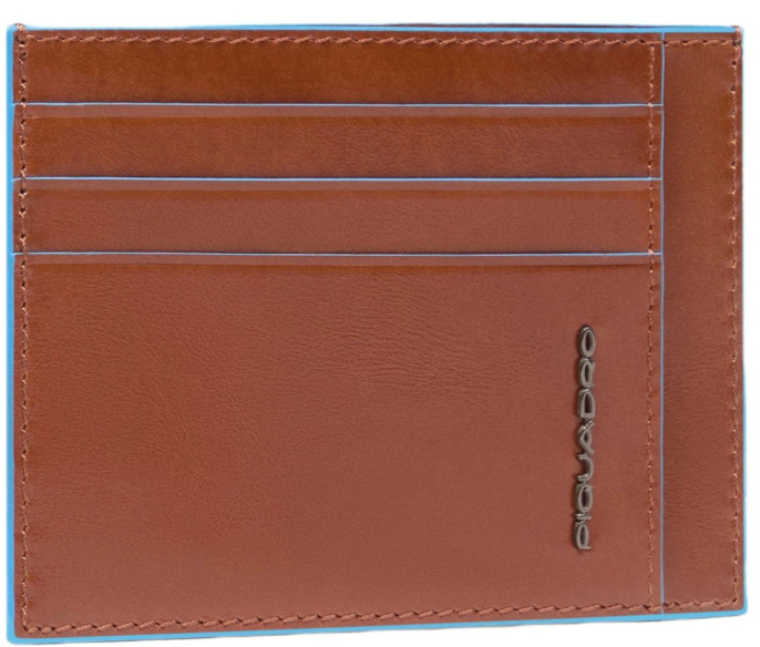 Чехол для кредитных карт Piquadro Blue Square PP2762B2R/M каштановый кожа натуральная