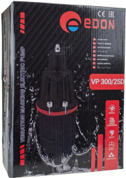 Насос садовый Edon VP 300/25D 300Вт 1500л/час вибрационный 24689