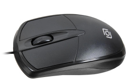 Мышь проводная Oklick 125M, оптическая, USB, 1200dpi, черный [1175317]