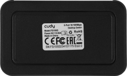 Коммутатор Cudy FS105D V5, 5-Port 10/100 Mbps Desktop Switch, Настольный коммутатор с 5 портами 10/100 Мбит/с