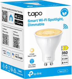 Умная лампа TP-LINK Tapo L610 GU10 белая 2.9Вт Wi-Fi
