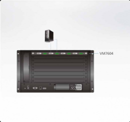 ATEN VM7604-AT Карта интерфейсная, DVI+AUDIO, 4 внешних входных порта: DVI-D+5-контактн. клемма, поддержка сбалансированного/не сбалансированного стерео сигнала;для VM1600