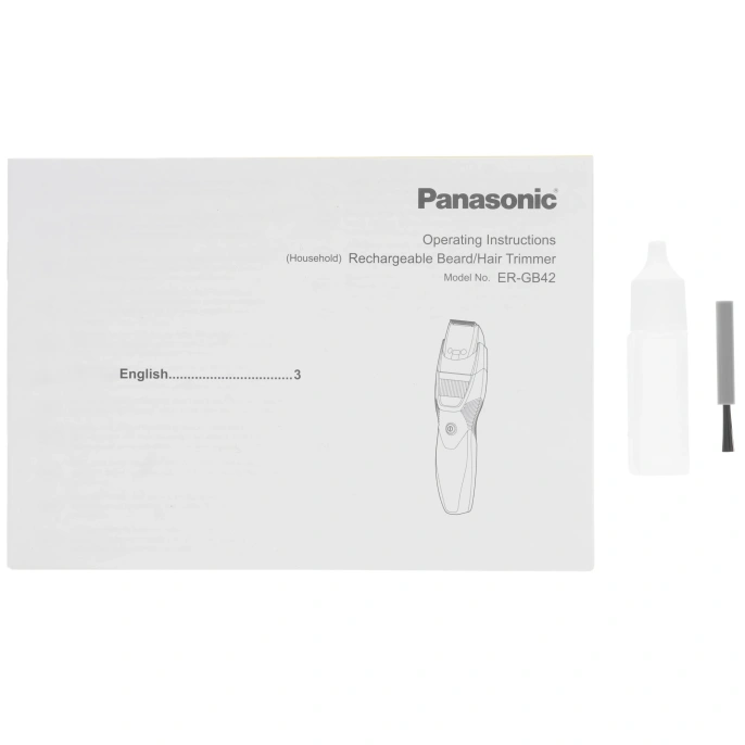 Триммер для бороды и усов Panasonic ER-GB42-K451 8887549665691 вилка РФ
