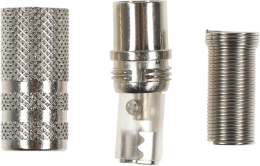 Штекер антенный PREMIER 4-010/1, Coax m - 75Ом, серебристый