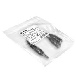 Кабель-разветвитель аудио ExeGate EX-CCA-415-0.3 (3.5mm Jack M/2x3.5mm Jack F, 0,3м) EX284946RUS