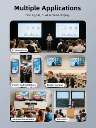 Переключатель CABLETIME CP36G (CT-HSP4K2-AG) 2-в-1, HDMI 2.1, 4K60Hz, космический серый