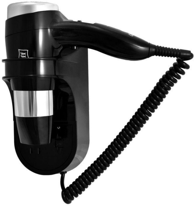 Фен Puff 1600BlB 1600Вт черный/серебристый 0405.013