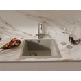 Кухонная мойка RIVELATO RIVELATO Мойка BERKANA 45 1-чаш 485*455, монтаж: универсальный, материал: кварц, цвет: топаз BK-45 topazio