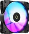 Вентилятор для корпуса Ocypus Beta F12 BK ARGB REVERSE BLADE Beta-F12-BK1AM01X-GL крепление на винтах, гидравлический подшипник, 1600об/мин, 56.5CFM, 29dB A , PWM, ARGB, 120х120х25мм, 120г