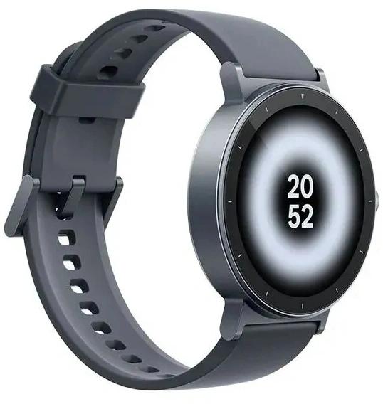 Смарт-часы Realme Watch S5 44мм 1.43" AMOLED корп.серый рем.серый 6941764490468