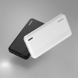Внешний аккумулятор Momax IP77 iPower PD 10000mAh Белый IP77W Li-Ion, напряжение: 5 В, вход: 5 В/3 A, 9 В/2 A, 12 В/1.5 A, быстрая зарядка