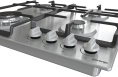 Газовая варочная панель Gorenje GW641EX, 4 конфорки, нержавеющая сталь, серебристый