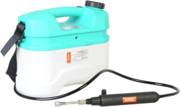 Опрыскиватель STURM! GS8205, аккумуляторный, наплечный, 4л, голубой