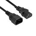 Кабель питания ExeGate Special EC-3S-C13->C14/3x0.5 (IEC 320 C13 ->IEC 320 C14, 3*0.5mm2, CCA, черный, 3м) ES280989RUS