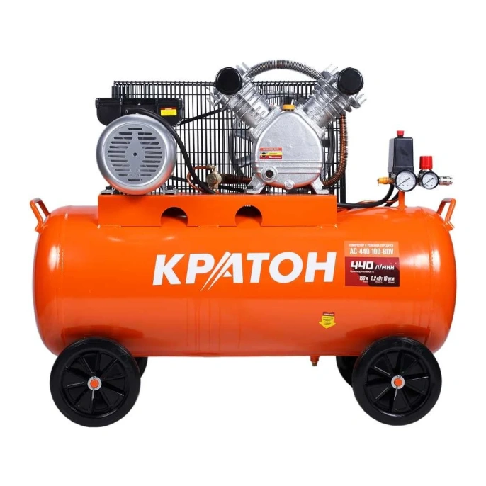 Масляный компрессор с ременным приводом Кратон AC-440-100-BDV 3 01 01 040