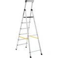 Алюминиевая стремянка с алюминиевым лотком Inforce 6 ступеней СП-01-06