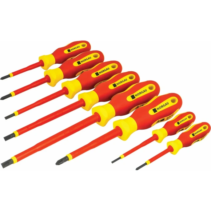 Набор диэлектрически отверток NORGAU тип NSB171VDE-008 8 предметов 067122008