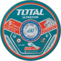 Диск по металлу 125мм TOTAL 25 шт. TAC21012525