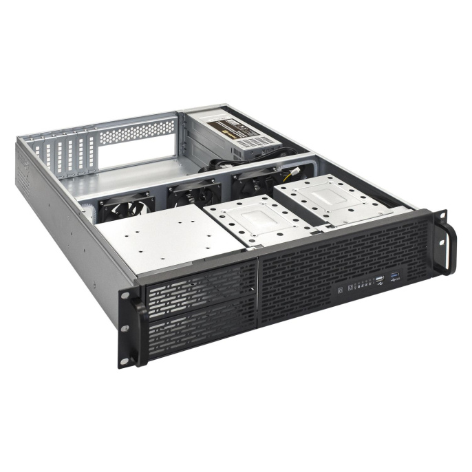 Серверная платформа ExeGate Pro 2U550-06/2U2088 <RM 19", высота 2U, глубина 550, Redundant БП 2x550W, USB+USB3.0> EX293873RUS