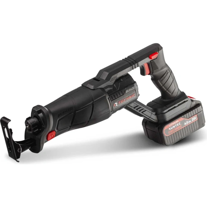 Сабельная аккумуляторная пила RUNTEC TECHNIC 20 В, 2x4 Ач, 700 Вт RT-RS700T