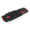 Клавиатура ExeGate Multimedia Professional Standard LY-505M (USB, полноразмерная, влагозащищенная, 114кл., Enter большой, 8 красных клавиш, мультимедиа, длина кабеля 1,5м, черная, Color Box) EX296103RUS