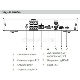 Видеорегистратор Dahua DHI-NVR1104HS-P-S3/H