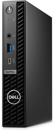 Неттоп Dell Optiplex 7020 Micro i3 14100T 2.7 16Gb SSD256Gb UHDG 730 Linux Ubuntu GbitEth WiFi BT 90W мышь клавиатура черный 7020-3660