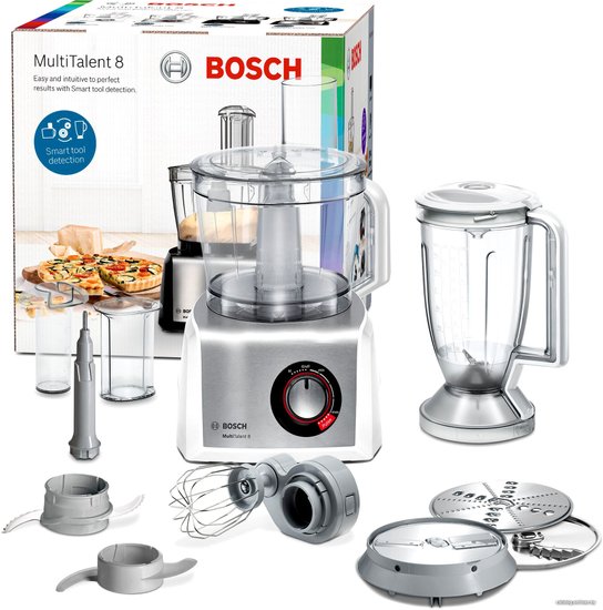 Кухонный комбайн Bosch MultiTalent 8 MC812S814, белый