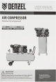 Компрессор поршневой DENZEL BCV2300/100 масляный [58111]