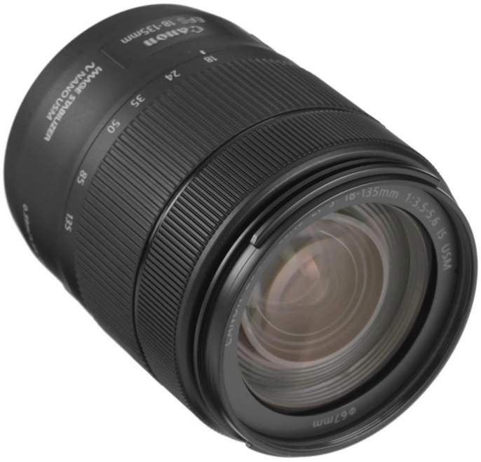 Объектив Canon EF-S 18-135мм f/3.5-5.6 черный