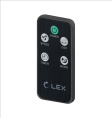 Вентилятор напольный Lex LXFC 8365 50Вт скоростей:2 ПДУ черный