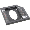 ORIENT UHD-2SC9PL, Шасси для 2.5" SATA HDD для установки в SATA отсек оптического привода ноутбука 9.5 мм, пластик 30842