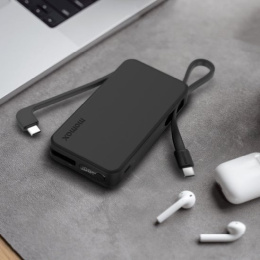 Внешний аккумулятор Momax IP138 1-Power Vital+ 10000mAh Черный IP138D вход USB-C: PD 30 Вт, выходной кабель USB-C1: 30 Вт, выходной кабель USB-C2: 15 Вт, совместимость