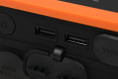 Электростанция портативная TopON TOP-X100 96000mAh 3A QC3.0 3xUSB черный/оранжевый чехол в комплект