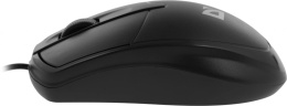 Мышь Defender Trace MB-989, оптическая, проводная, USB, черный [52989]