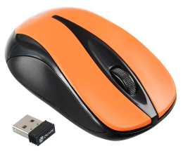 OKLICK Мышь Оклик 675MW черный/оранжевый оптическая 1200dpi беспров. USB для ноутбука 3but 1025920