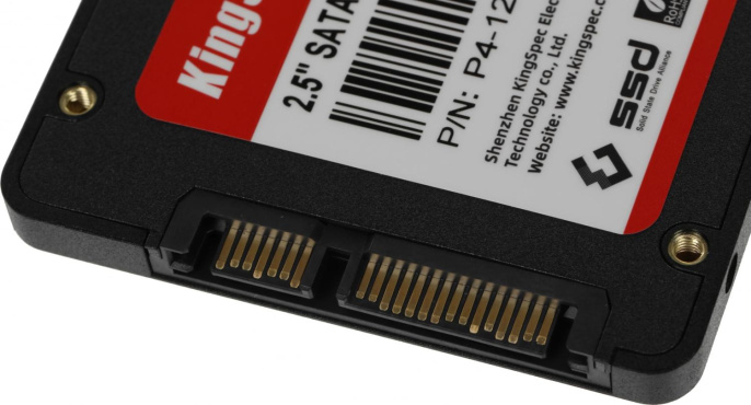 SSD накопитель KINGSPEC P4-120 120ГБ, 2.5", SATA III, SATA