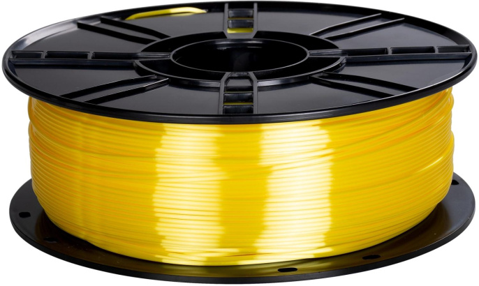 Пластик для принтера 3D Cactus CS-3D-PLA-1KG-S-YELL PLA SILK d1.75мм 1кг L326м 1цв.