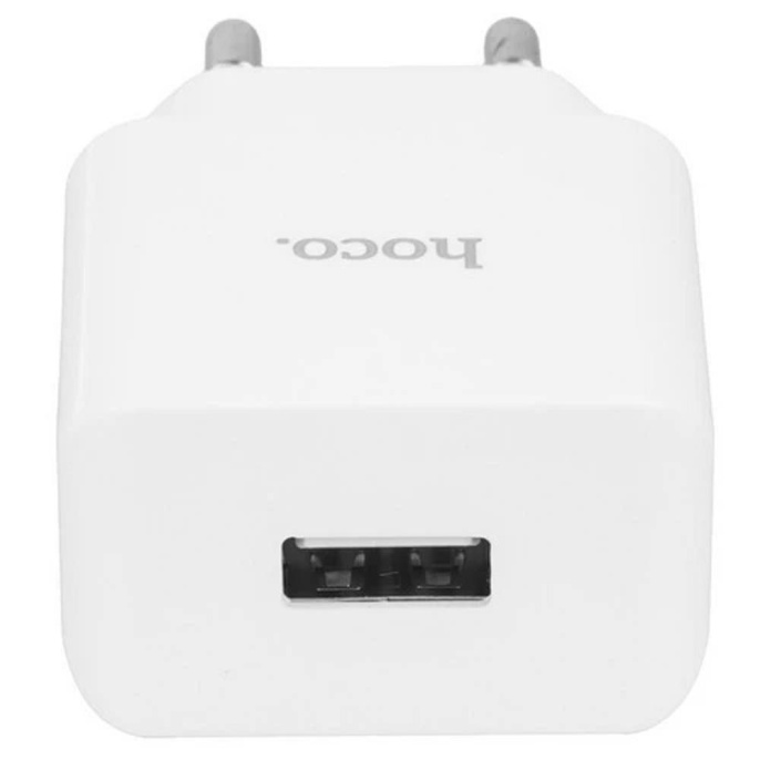 HOCO C106A/ Сетевое ЗУ/ 1 USB/ Выход: 10.5W/ White