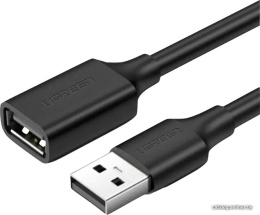 Кабель UGREEN US103 10313 USB 2.0 A Male to A Female Cable. Длина: 0,5м. Цвет: черный