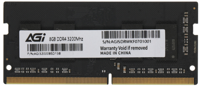 Оперативная память AGI AGI320008SD138 DDR4 SODIMM 8GB PC4-25600