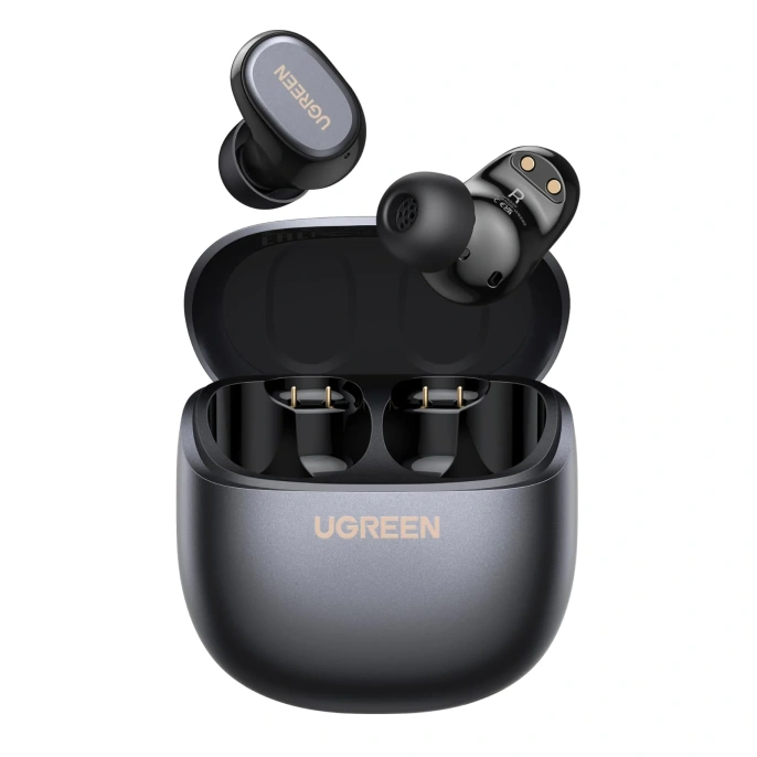 Наушники беспроводные UGREEN WS220 (75628) Wireless Bluetooth HiTune Dots Earbuds. Цвет: черный